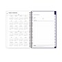 2025-2026 Blue Sky Floral 5" x 8" Academic Year Weekly & Monthly Student Planner, Plastic Cover, Finlee Purple (155820)~#|#~273E0D54-EFB1-495D-A2B3DACA8F24A184_sc7