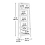 Sauder Trestle 71"H 5-Shelf Bookcase, Jamocha Wood (414602)~#|#~27472BC3-2A95-4968-B316B1945AE451B7_sc7