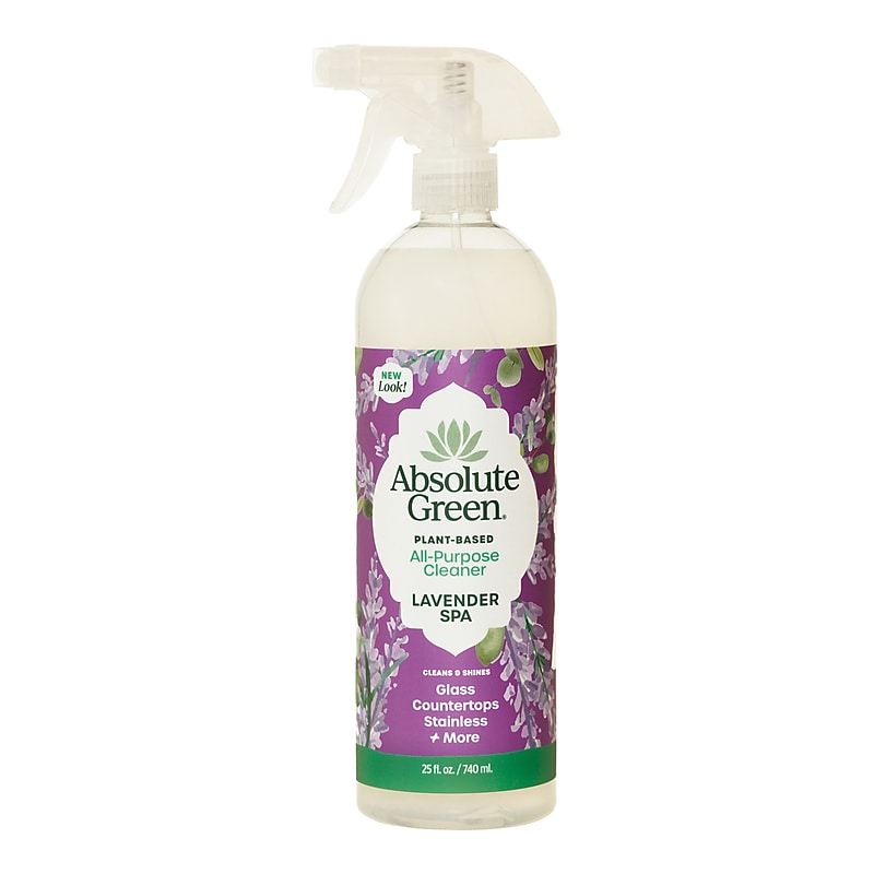 Absolute Green Eco-Friendly All-Purpose Cleaner, Lavender Spa Scent, 25 Fl Oz., 6/Carton (AG27-ST-6) image 1