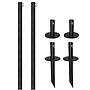 Excello Global Products Bistro Pole for String Lights, Black, 2/Pack (EGP-HD-0359)~#|#~274F8728-E202-4BC9-BB8D8D8DA1475E8A_sc7