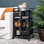 Mind Reader 6-Drawer Office Utility Cart, Black (6DRMESH-BLK)~#|#~27505B4C-618A-408F-98E84610FC7B94A0_sc7