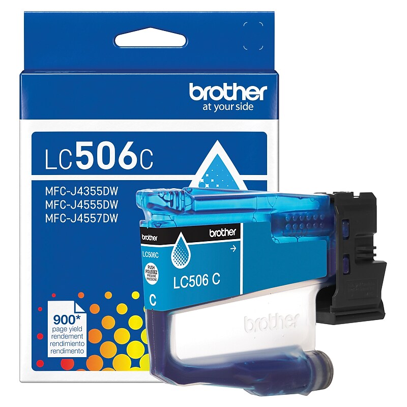 Brother LC506 Cyan Standard Yield Ink Cartridge (LC506CS) image 1