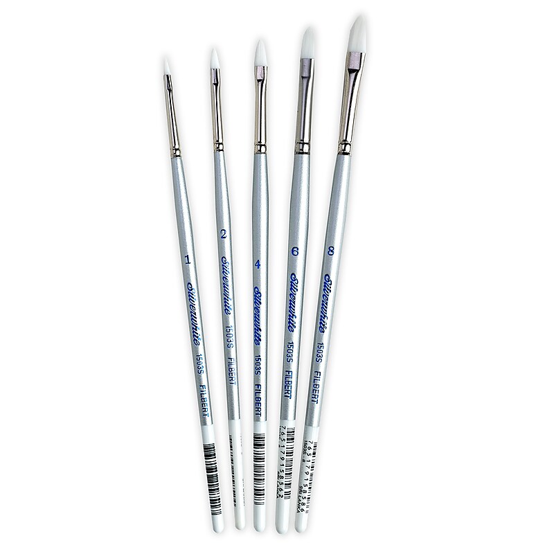 Silver Brush Silverwhite Filbert Brush, 5/Pack (SLVSW1586) image 1