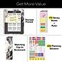 2027 Excello Brands 9" x 11" Weekly & Monthly Standard Planner, Paperboard Cover, Black Gold Marble (FSHN-CY27-8511-34)~#|#~27634F11-0282-4863-8B6A0545A1073895_sc7