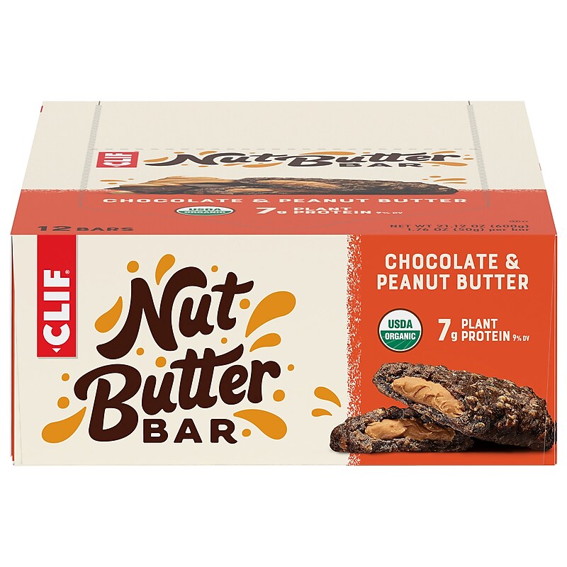 Clif Bar Clif Chocolate Peanut Butter Energy Bar, 1.76 oz., 12 Bars/Box (CCC56801) image 1