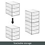 mDesign Plastic Organizers, Clear (25722RW)~#|#~276F2376-52E4-4C86-81C3CED347ED2FAF_sc7