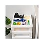 Iris 5-Drawer Storage Cart, White/Translucent White (585007)~#|#~2771424F-202B-4C92-A9184A7A4F18DB61_sc7