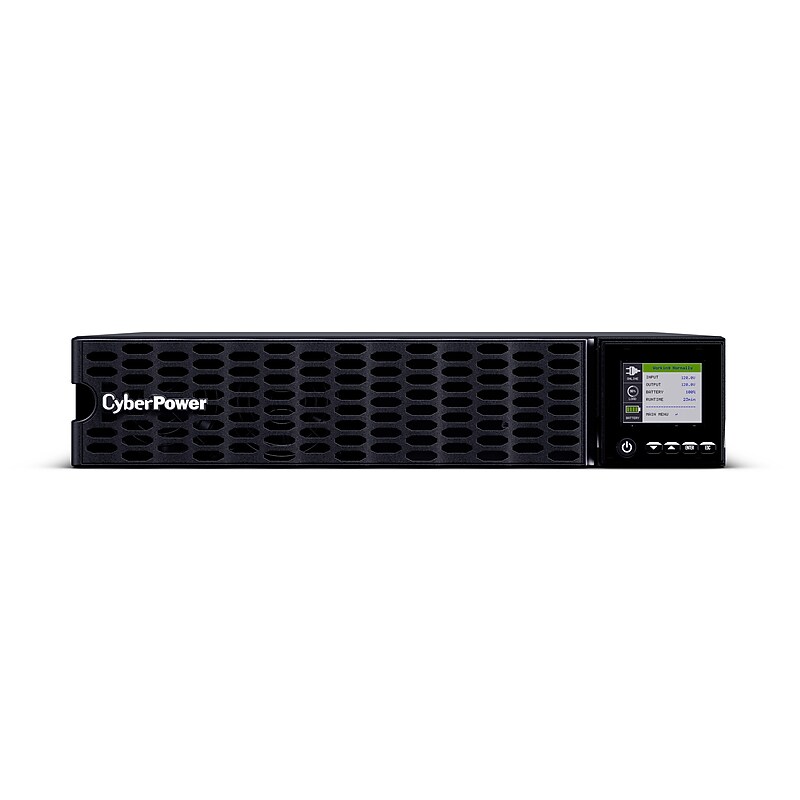 CyberPower Smart App 3000VA 7-Outlet Double-Conversion Online UPS, Black (OL3KRTHD) image 1