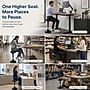 Uncaged Ergonomics Wobble Stool Armless Vinyl Active Stool, Black (WSL-B)~#|#~2774E0BD-278B-4941-9F2C5DF8BFBEADB7_sc7