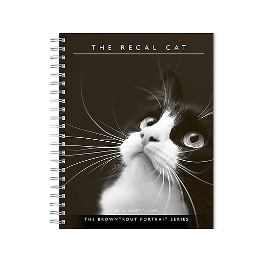 2024 BrownTrout Portrait Series The Regal Cat 6" x 7.75" Weekly