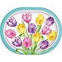 Say Hooray! Trendy Tulips Spring Oval Paper Plates and Dinner Napkins Set, 48/Pack (DTC9628E2H)~#|#~277A478E-FDD3-4666-80377230605EEF39_sc7