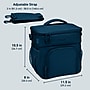 Bentgo Prep Deluxe MultiMeal Insulated Lunch Bag, Navy Blue (BGPRPBAG-NB)~#|#~277D266B-EDA8-445E-939FA4FBA075B1AA_sc7