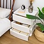 Iris Stackable Wide Chest, 3 Drawer, White, 2/Pack (540012)~#|#~277E85D6-CA66-48DA-8D363B114E7211A3_sc7