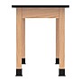 Diversified Woodcrafts School Classroom Rectangular Science Lab Table, 54" x 24", Oak (C7206K30N)~#|#~277FCD8A-60C3-4B63-8CB399005B50BC6B_sc7
