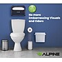 Alpine Industries Plastic Sanitary Napkin Disposal Receptacle, 10"x 5", White (451-WHI-MK)~#|#~27816742-AC05-4329-928BA8BBB3443F3B_sc7