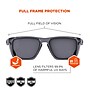 Ergodyne Skullerz SIXTEN-AFAS Anti-Fog Safety Glasses, Smoke Lens (58211)~#|#~27840B60-5135-48AD-B3EB61267603162D_sc7