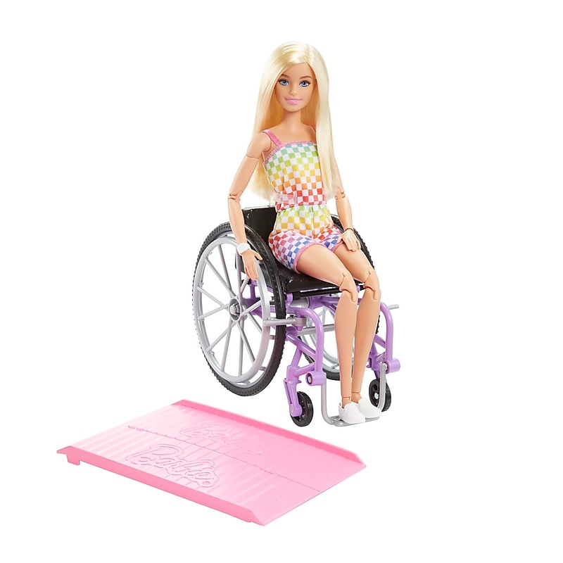 Mattel Barbie Fashionistas Doll With Wheelchair, Blond Hair, 2/Pack (HJT13) image 1