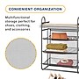 Whitmor 3-Shelf Hanging Closet Organizer, Black (6905-12085)~#|#~2785C701-0CCF-426B-98A3446F55E2D1B1_sc7