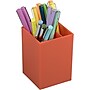 JAM PAPER Plastic Pen Holder. Orange (341ors)~#|#~27888F80-20D9-4F9D-B23934F0439A1A21_sc7