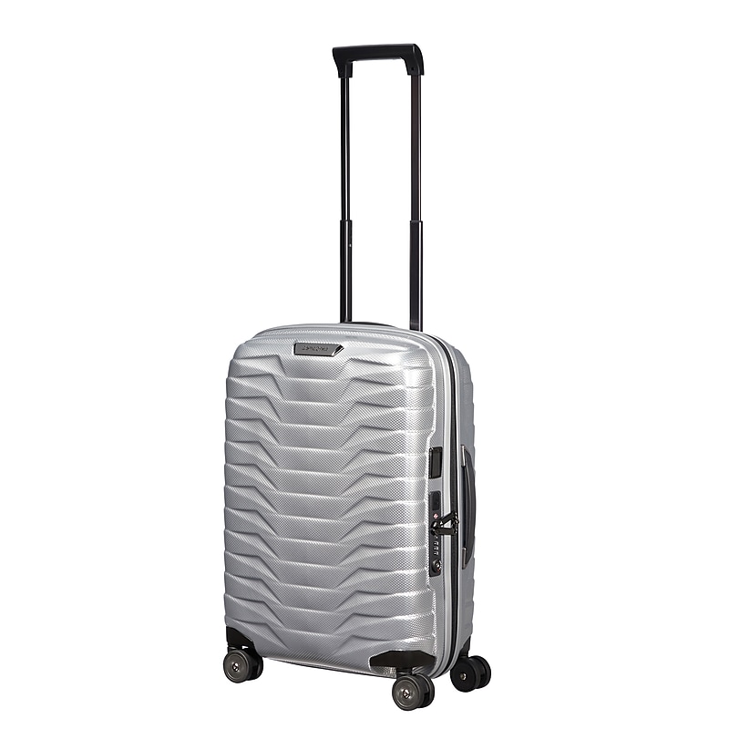 Samsonite Proxis 22" Hardside Carry-On Suitcase, 8-Wheeled Spinner, Silver (141845-1776) image 1