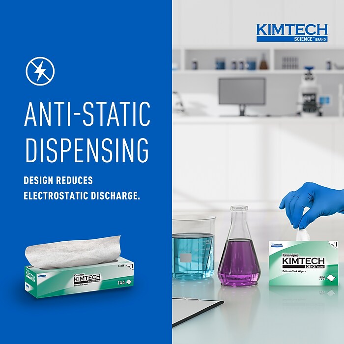 KIMTECH SCIENCE* Labortücher, 2-lagig, weiß 1 Box = 200 Tücher kaufen