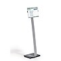 Durable Infobase Blank Free-Standing Floor Sign, 44.5", Silver (4814-23)~#|#~278FA2EE-F69A-4E2C-A53729A1505836D0_sc7