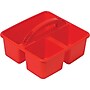 Deflect-O Polypropylene Kids' Storage Caddy, 5.34" x 9.37" x 9.32", Red (39505RED)~#|#~27989591-12DC-4CD0-A18FFE42D6D38FA7_sc7