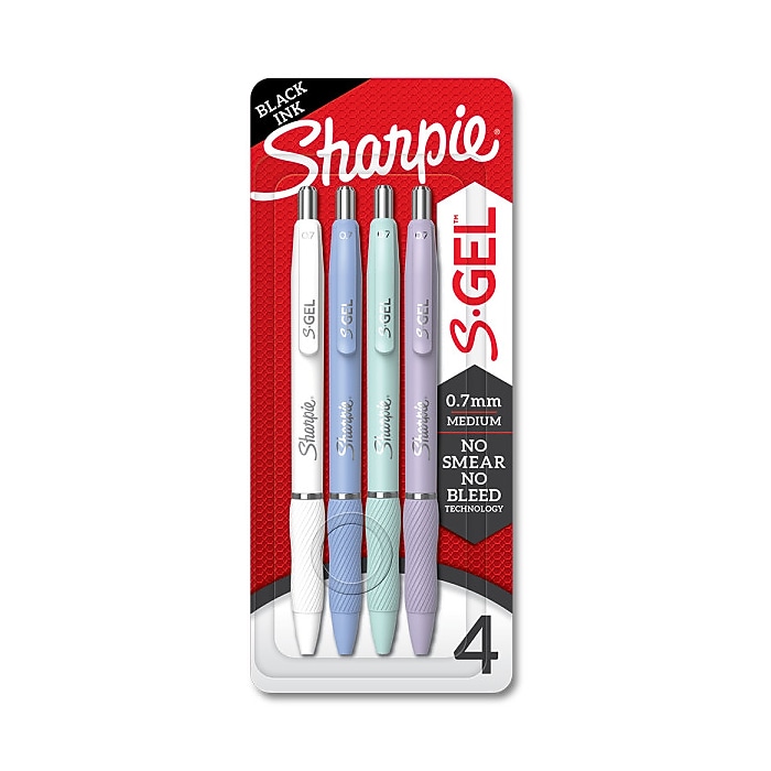 Sharpie S-Gel Pens, Red – No Smear, No Bleed Gel Ink Pens, Contoured Rubber Grip (Pack Of ?)