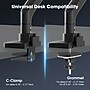 FlexiSpot MA9 Premium Single Monitor Mount, Up to 49" Monitor, Black (MA9-S-DP-US)~#|#~279E1750-C708-4EFB-BA18961561A7A743_sc7