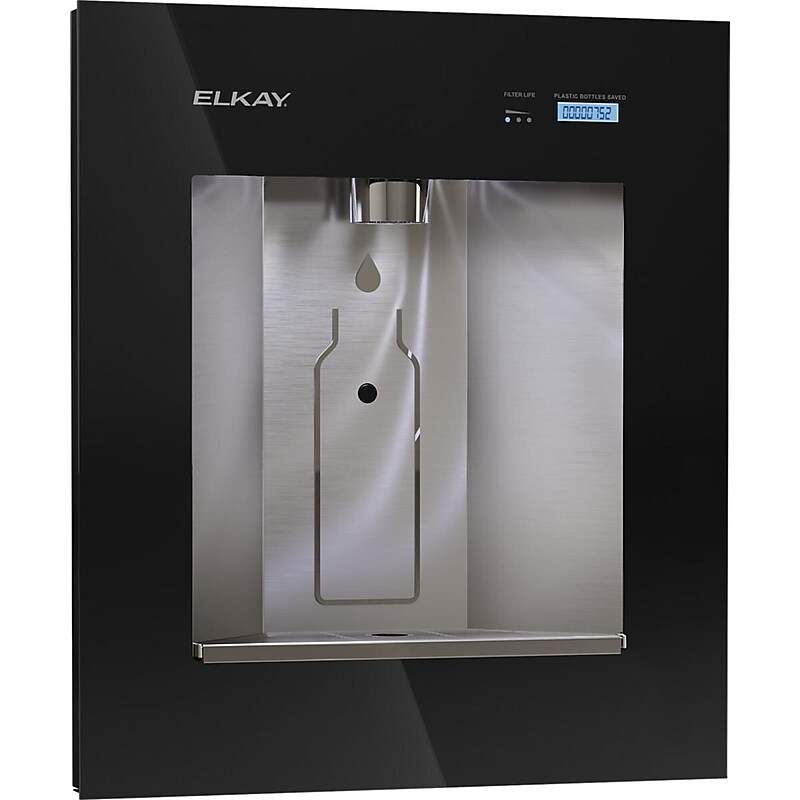 Elkay EZH2O Liv Pro Recessed Non-Refrigerated Bottle Filling Station, Midnight (LBWDC00BKC) image 1