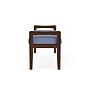 Lesro Weston 2-Seat Bench, Chambray Light Navy/Riftwood Walnut (WS2001.WRW-01CHLN)~#|#~27AAD5E7-8AF0-4DE5-B2CF5B55E421DC1D_sc7