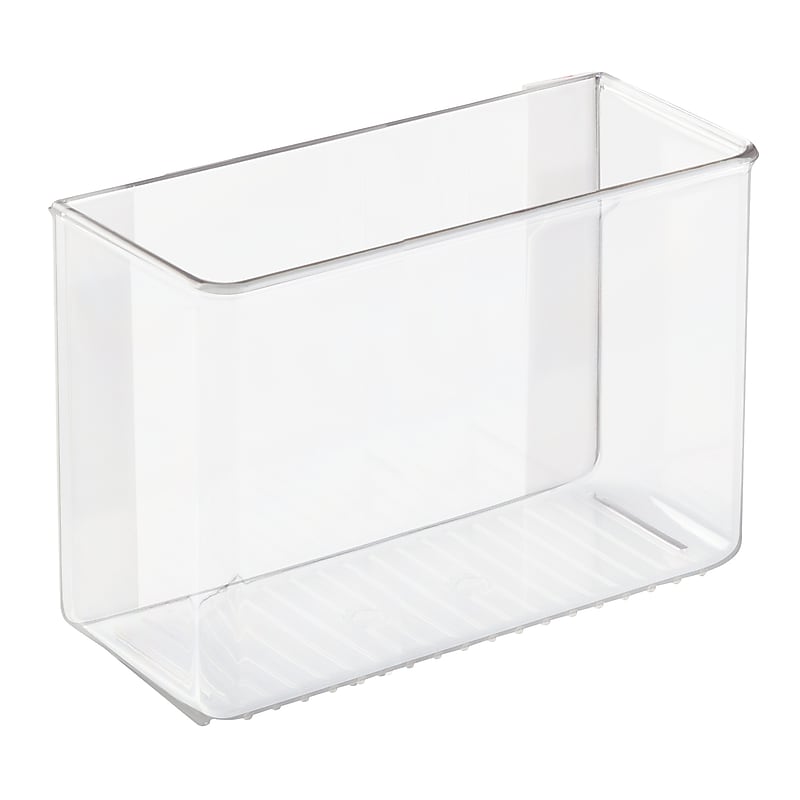 iDESIGN Small Plastic Storage Bin, Clear (66120) image 1