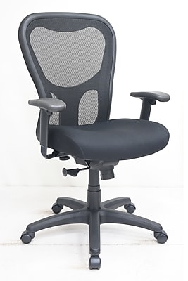 Tempur-Pedic Ergonomic Mesh Swivel Task Chair, Midnight Black (TP9000-MDNGT) Simolary simolary.com