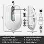 Logitech MX Anywhere 3 for Mac Wireless Ergonomic Laser USB Mouse, Pale Gray (910-005899)~#|#~27ADB708-D9AE-4D5E-8CA6CEDFE91CC323_sc7