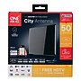 One For All Amplified Indoor Digital TV Antenna with up to 50-Mile Reception Range, Black (15438)~#|#~27AE5623-822F-4FDD-B36BA8162B45516B_sc7