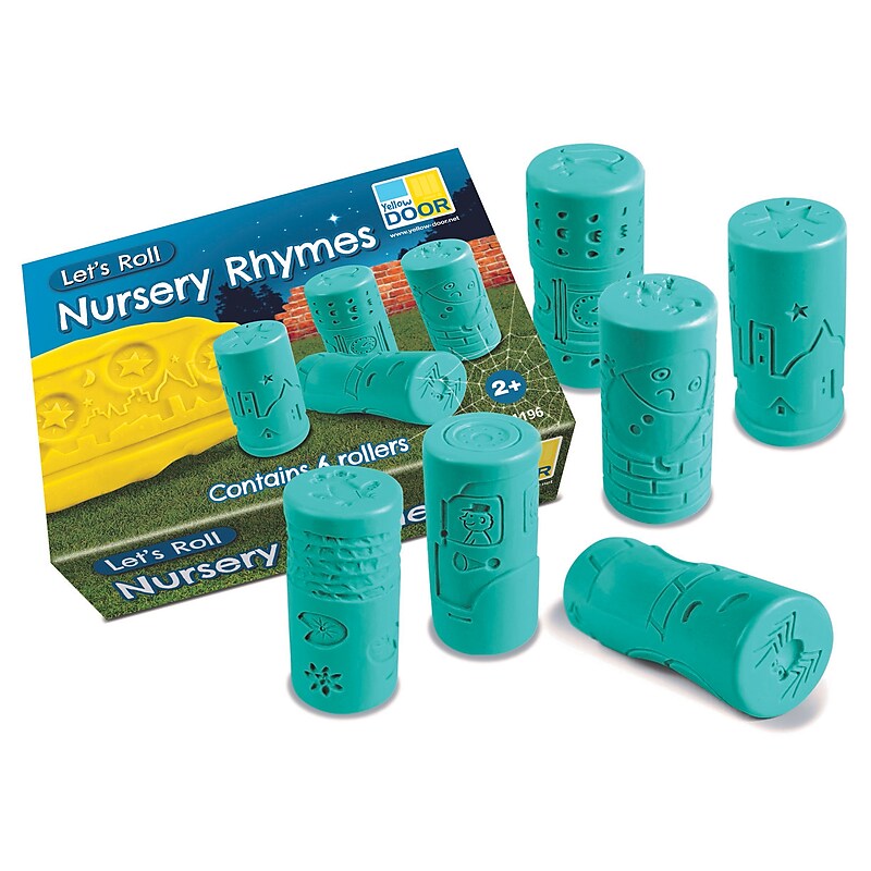 Yellow Door Let's Roll Nursery Rhymes Craft Tools, 6/Set  (YUS1196) image 1