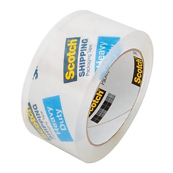 Scotch® Heavy-Duty Shipping Packing Tape, 1.88" x 54.6 yds., Clear, 6 Rolls (3850-6-ESF)