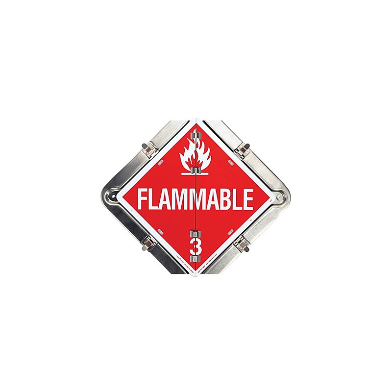 Labelmaster Select Spacemaster 8 Legend Placard With Mounting Holes (81-8CC) image 1