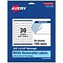 Avery Laser/Inkjet Rectangle Multipurpose Labels, .75" x 2.25", White, 1500 Labels/Box (94216)~#|#~27C8E2C6-287D-4434-AA1BDD76F5A628E9_sc7