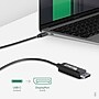 Plugable USBC-DP 6' USB 3.1 Type C to DisplayPort Audio/Video Cable, Black~#|#~27D14FCC-719E-495F-83C089A07AD09C7F_sc7