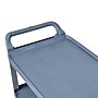 Luxor 3-Shelf Serving Cart, Gray/Aluminum (SC13-G)~#|#~27DC4BB1-7464-4CE0-8DE8236399DABA50_sc7