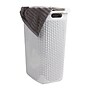 Mind Reader 15.85-Gallon Laundry Hamper with Lid, Plastic, White (60HAMP-WHT)~#|#~27DD6458-7C63-48D7-86A83423925B0949_sc7