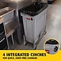 Rubbermaid Slim Jim Vented Rectangular Trash Can Waste Receptacle, 23 Gallons, Gray (FG354060GRAY)~#|#~27DD7F31-06B0-471B-9C628951245CF965_sc7