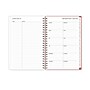 2026 Blue Sky Bespoke Letterpress Pomegranate Blush 5" x 8" Calendar Year Weekly & Monthly Planner, Faux Leather Cover (156222)~#|#~27DEBE99-C1E4-4113-994DF9B747D739A3_sc7