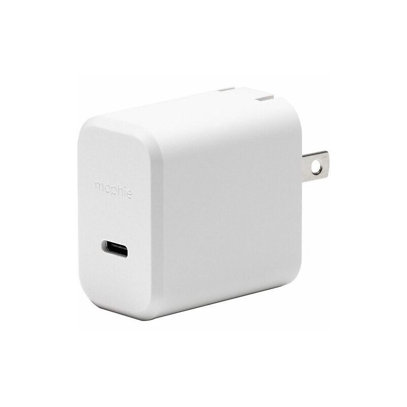 Mophie Speedport GaN USB-C Wall Charger, 30W, White (409911448) image 1