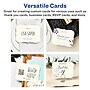 Avery Integrated Cards, 4.25" x 5.5", Matte Ivory, 100/Box (95277)~#|#~27E120BE-E465-4419-BBE0227F28375308_sc7