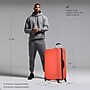 InUSA Royal 34" Hardside Suitcase, 4-Wheeled Spinner, Orange (IUROY00XL-ORG)~#|#~27E14F2E-1490-412D-98AC9461B5690337_sc7