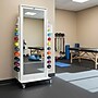 Viva Comfort Mobile Cuff Weight and Dumbbell Mirror Storage Rack, Gray (ADIME908-01)~#|#~27E25964-35EC-4E5C-AF8BDE3F511E5D8F_sc7