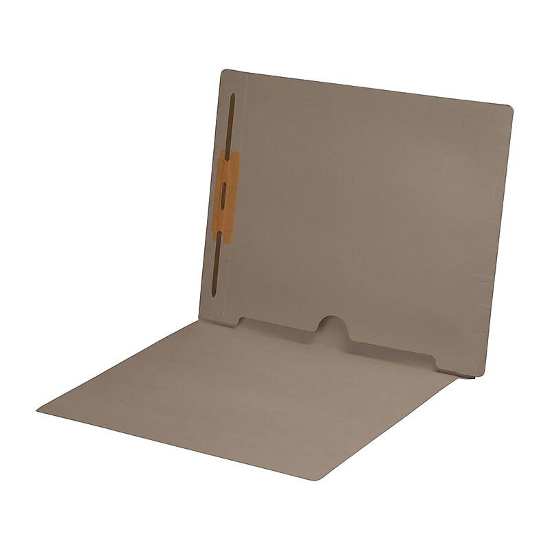Medical Arts Press End Tab File Folder, Straight Cut, Letter-Size, Gray, 50/Box (S-09018-GRY) image 1