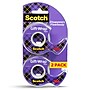 Scotch Giftwrap Clear Tape Refill, 0.75" x 16.67 yds., 1" Core, Transparent, 2 Rolls/Pack (15DM-2)~#|#~27E35259-858E-42B7-A376FD2886179D35_sc7